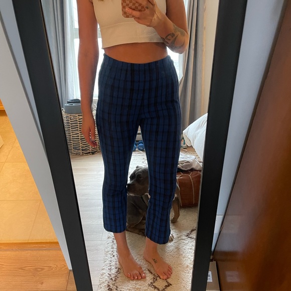 Free People Plaid Pant - Picture 1 of 6